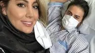 بابک جهانبخش و همسرش در بیمارستان + عکس