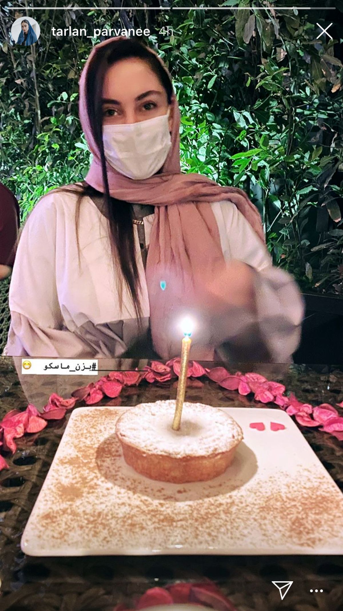 تولد ترلان پروانه در کرونا + عکس