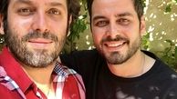 امیررضا دلاوری در کنار بازیگر جوان چشم روشن + عکس
