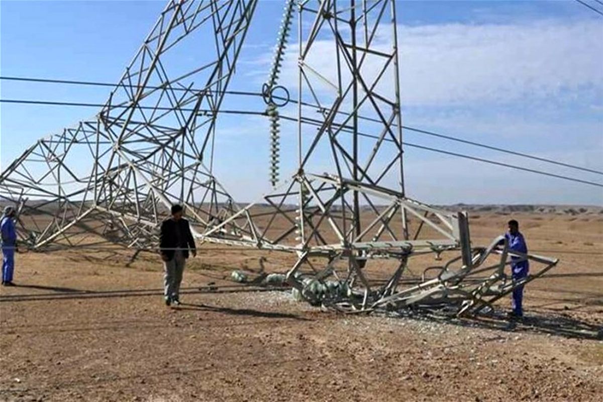باران ، برق جنوب عراق را قطع کرد