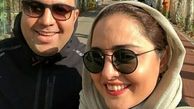 پارک گردی پاییزی نرگس محمدی و همسر بازیگرش+عکس