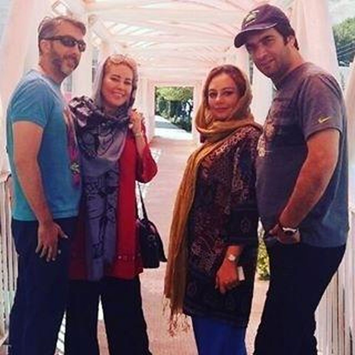 گردش یکتا ناصر با شوهر و خواهرشوهر جانش+عکس