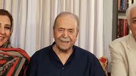 مرجانه گلچین در کنار پدر سالار