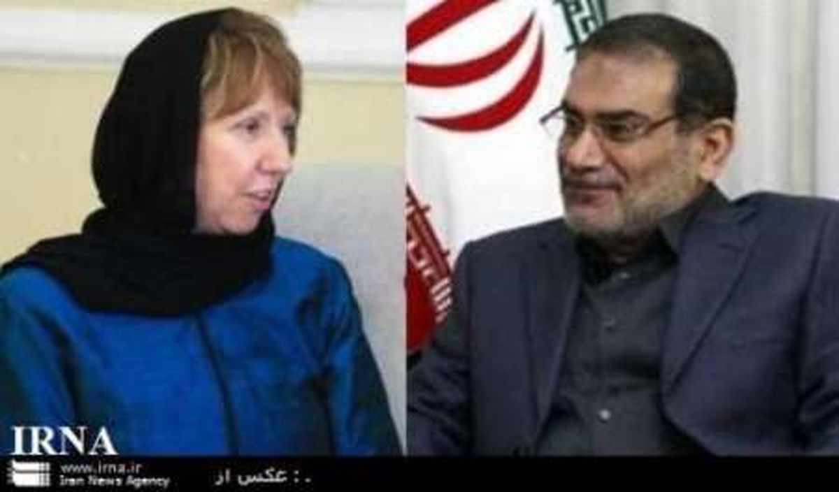 اشتون با شمخانی دیدار و گفت و گو کرد