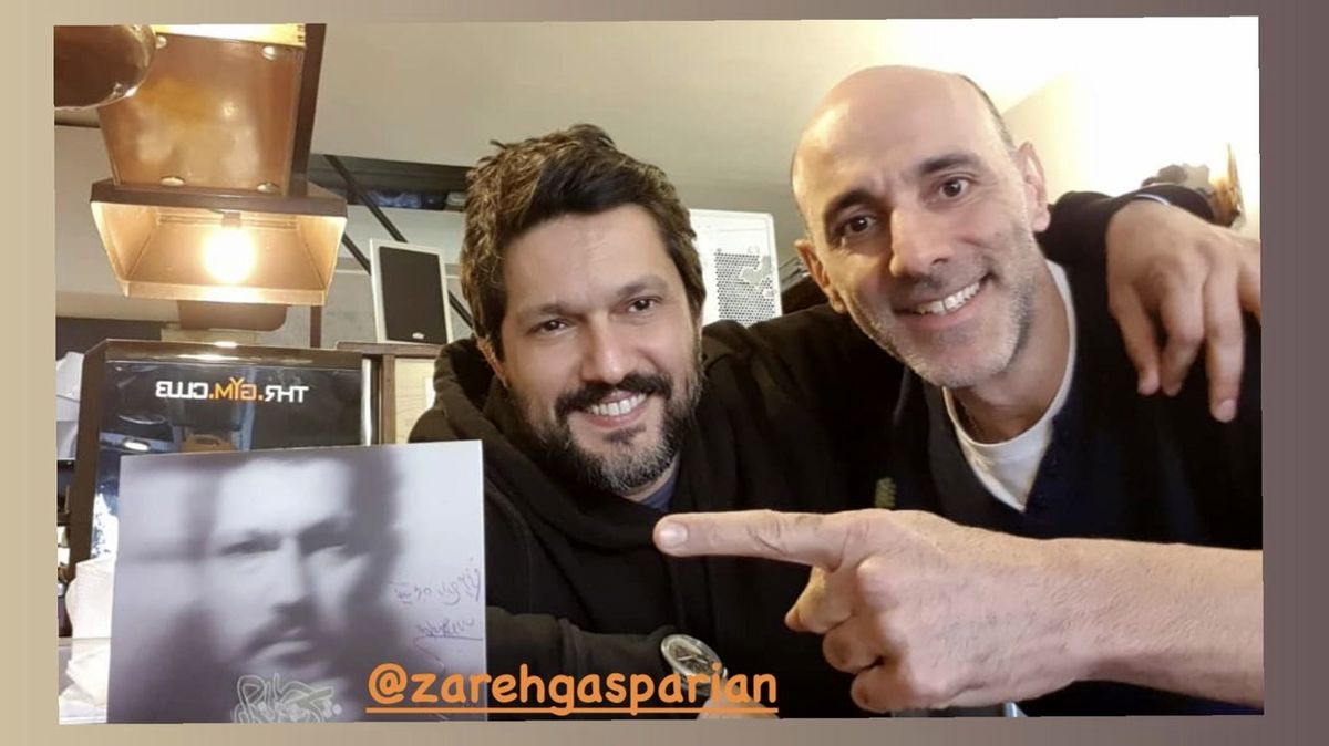 حامد بهداد در کنار دوستش + عکس