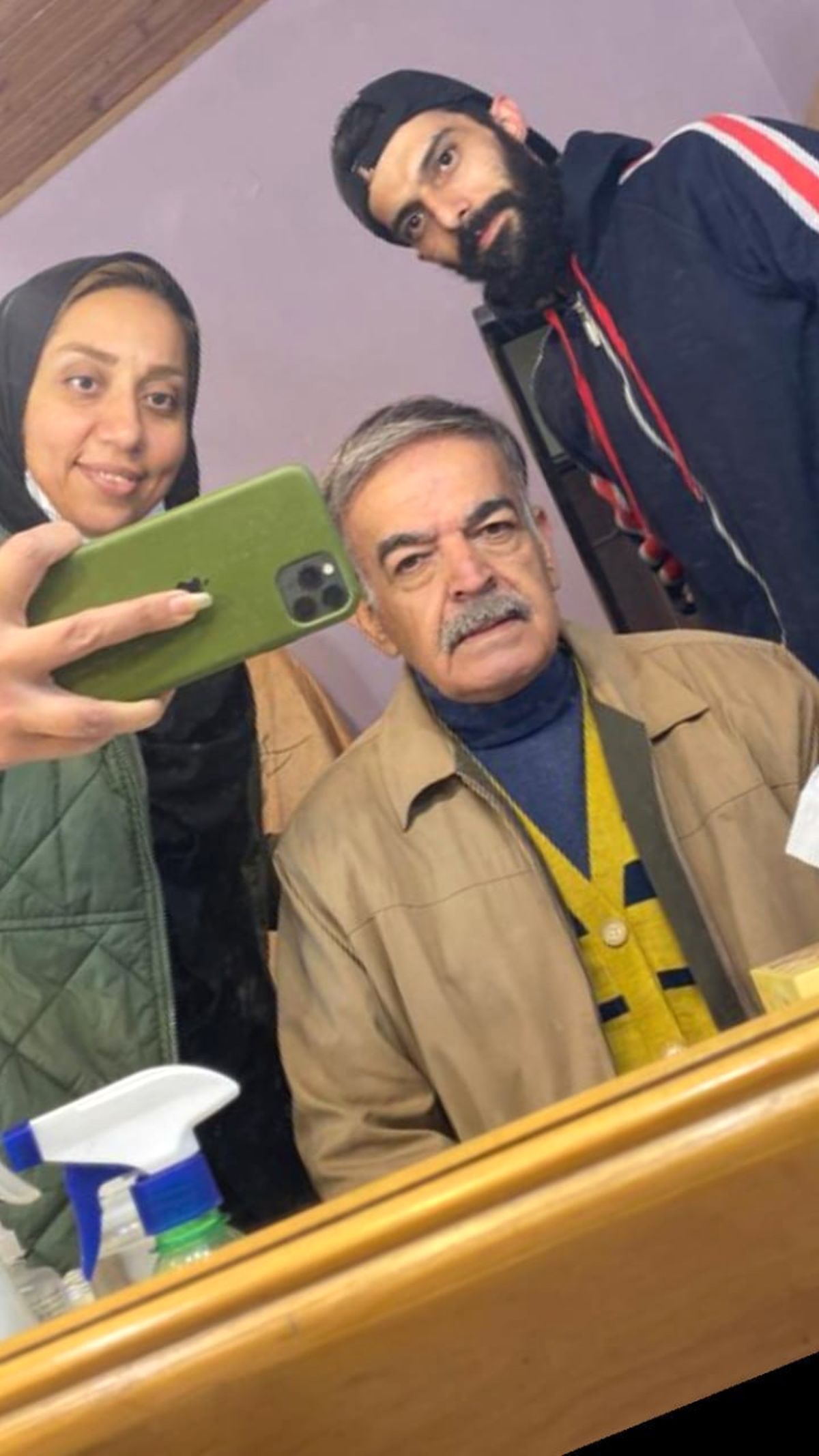 حمید لولایی با گریم ‌جدید‌ + عکس