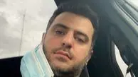 حال بد علی ضیا در ماشین + عکس