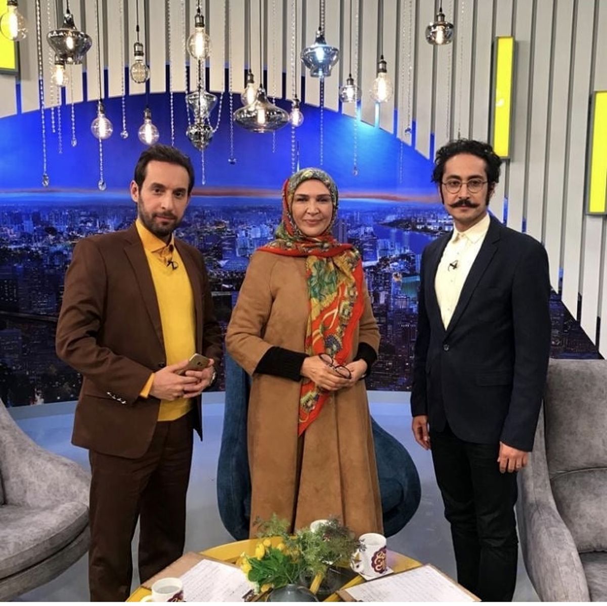 خانم بازیگر معروف میهمان شبکه جام جم شد + عکس