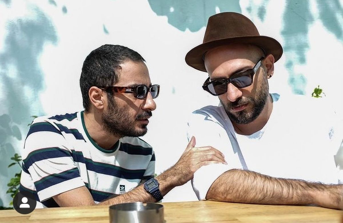نوید محمدزاده و دوستش + عکس