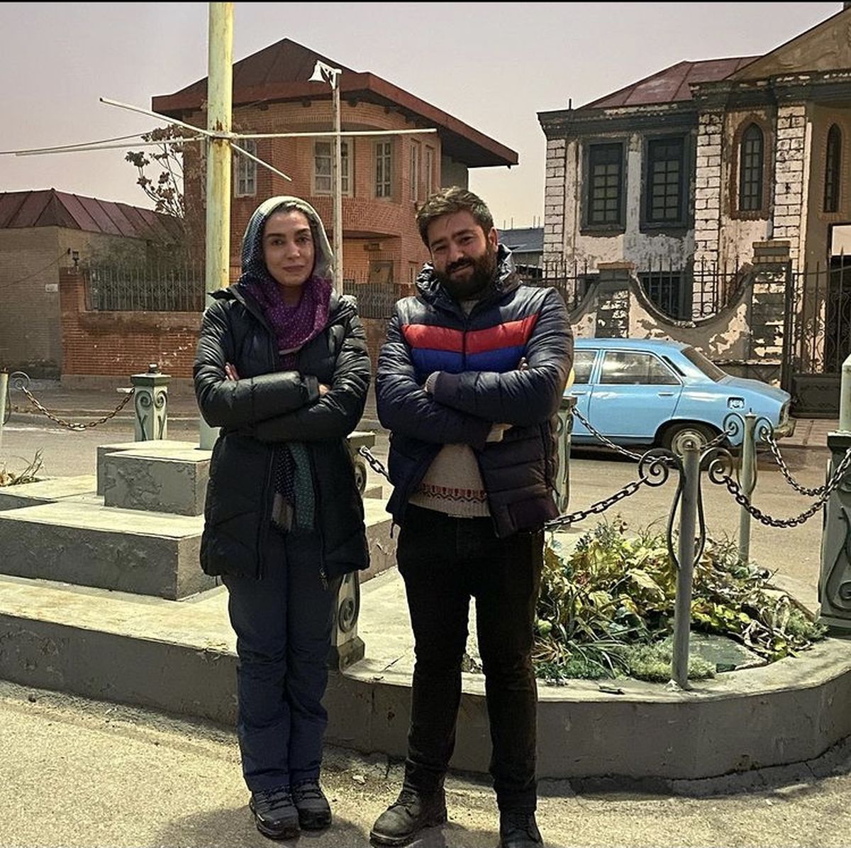 الیکا عبدالرزاقی در کنار دوستش + عکس