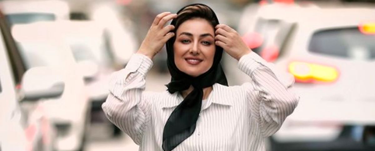 ژست مدلینگ ویدا جوان در خیابان + عکس