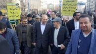 عکس/ قالیباف در راهپیمایی 22 بهمن