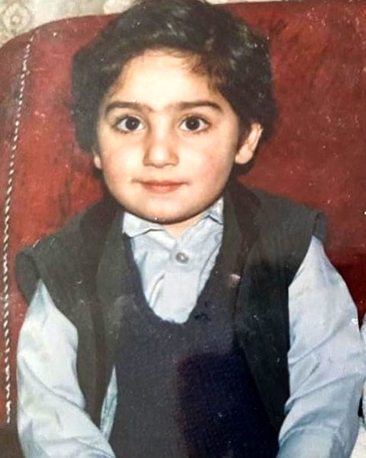 علی سخنگو در کودکی + عکس