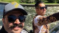 گشت و گذار بهنام بانی با دوستش + عکس