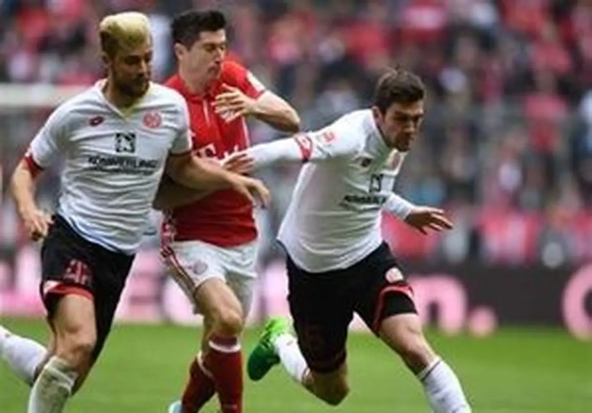 
زور بایرن مونیخ به ماینتس نرسید
