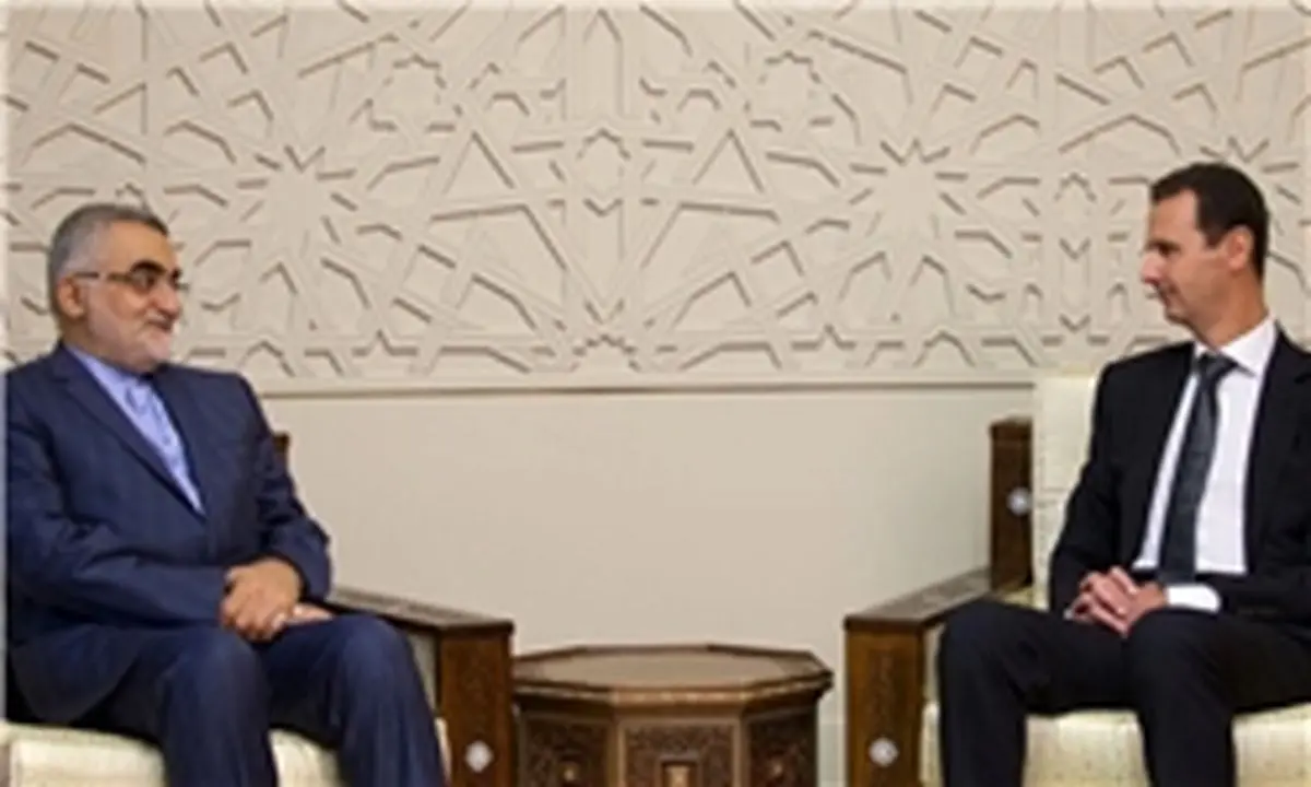 دیدار بروجردی با بشار اسد در دمشق