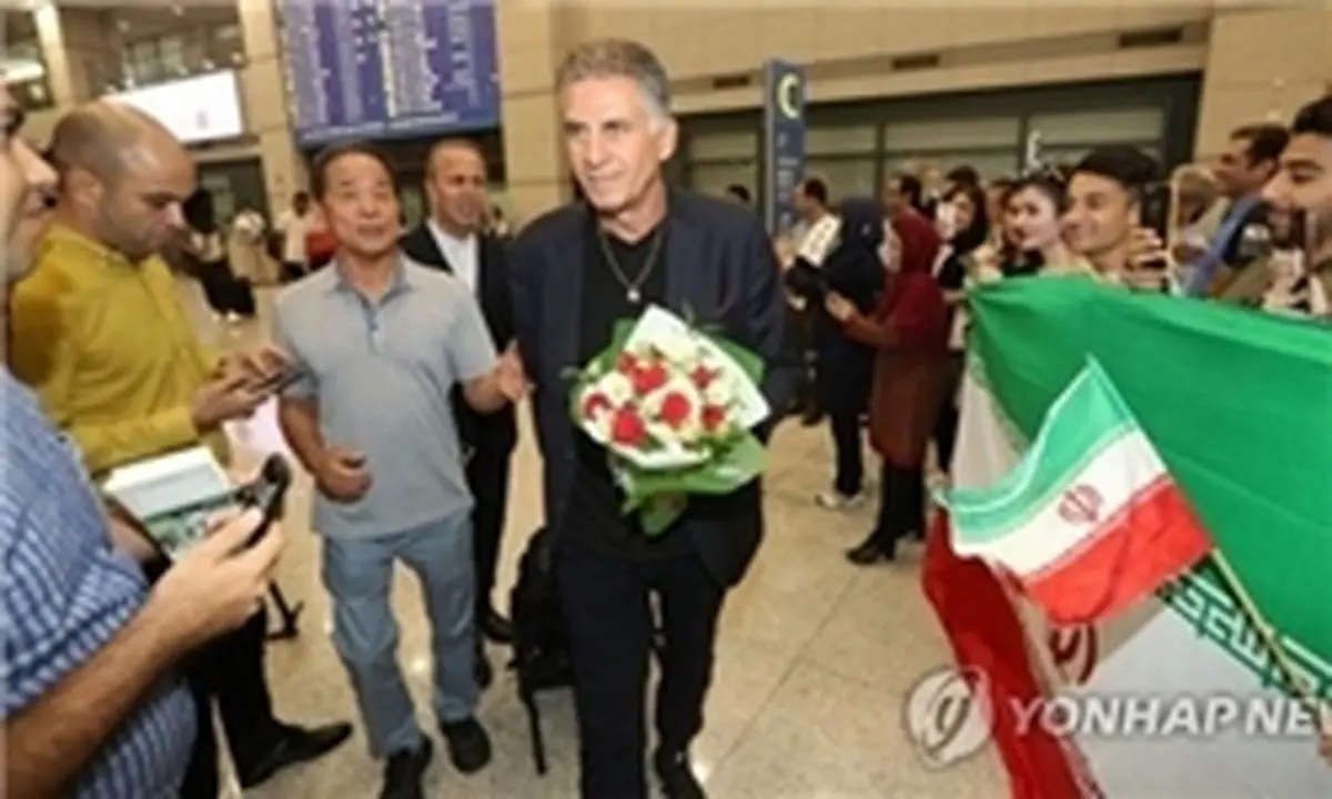 تیم ملی فوتبال ایران وارد کره شد