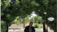 عکس بی هوایی حمیدرضا آذرنگ در خیابان 