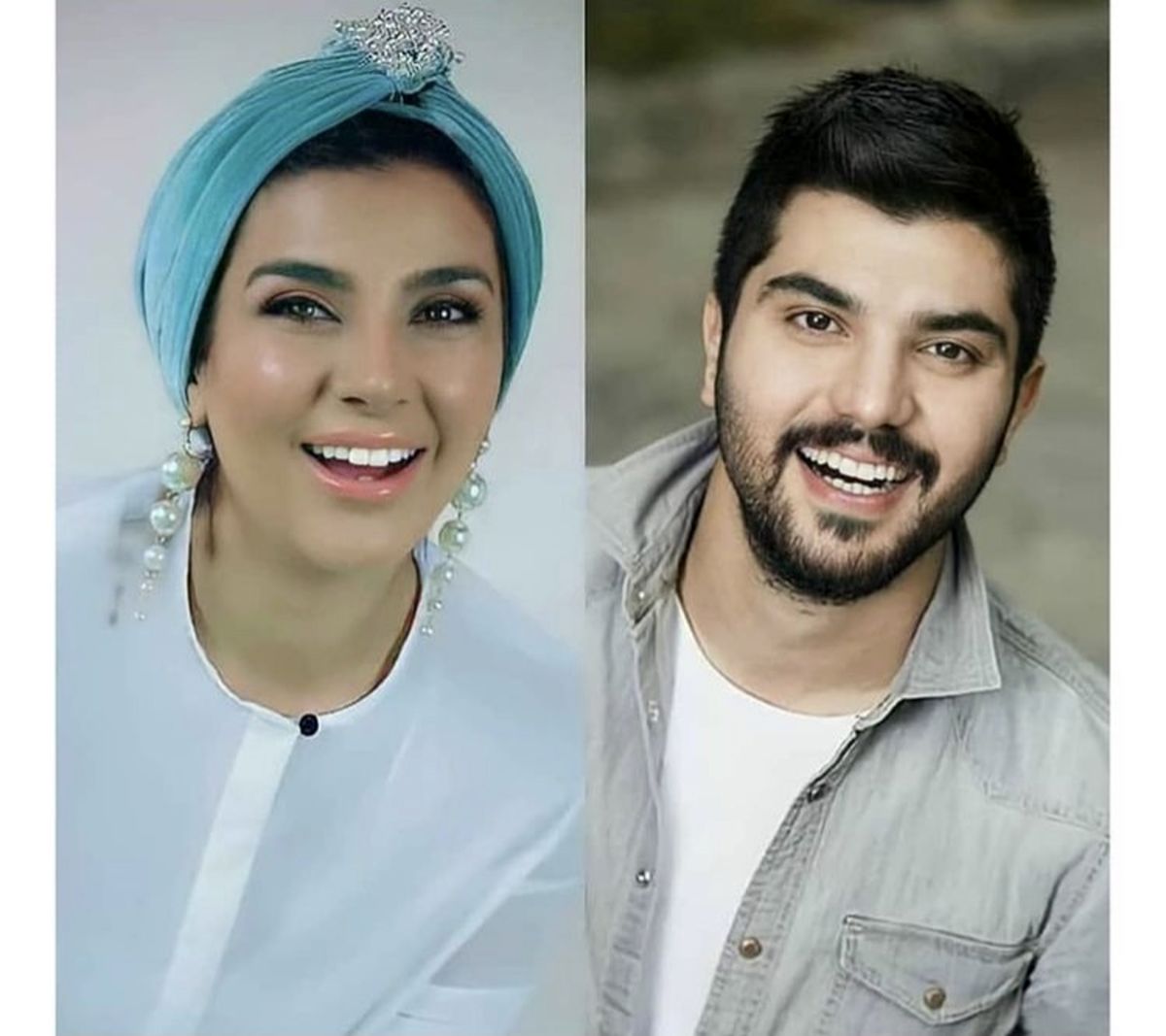 شباهت سینا مهراد به خواهرش + عکس