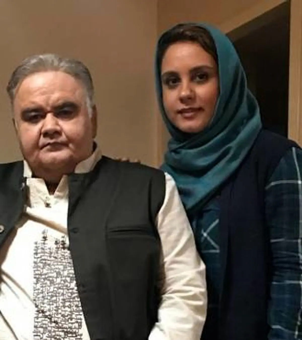اکبر عبدی در کنار دخترش+ عکس