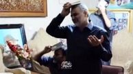 تصویری کمتر دیده شده از حاج قاسم سلیمانی در مراسم احیای شب قدر