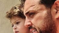 پدرام کریمی و پسرش + عکس