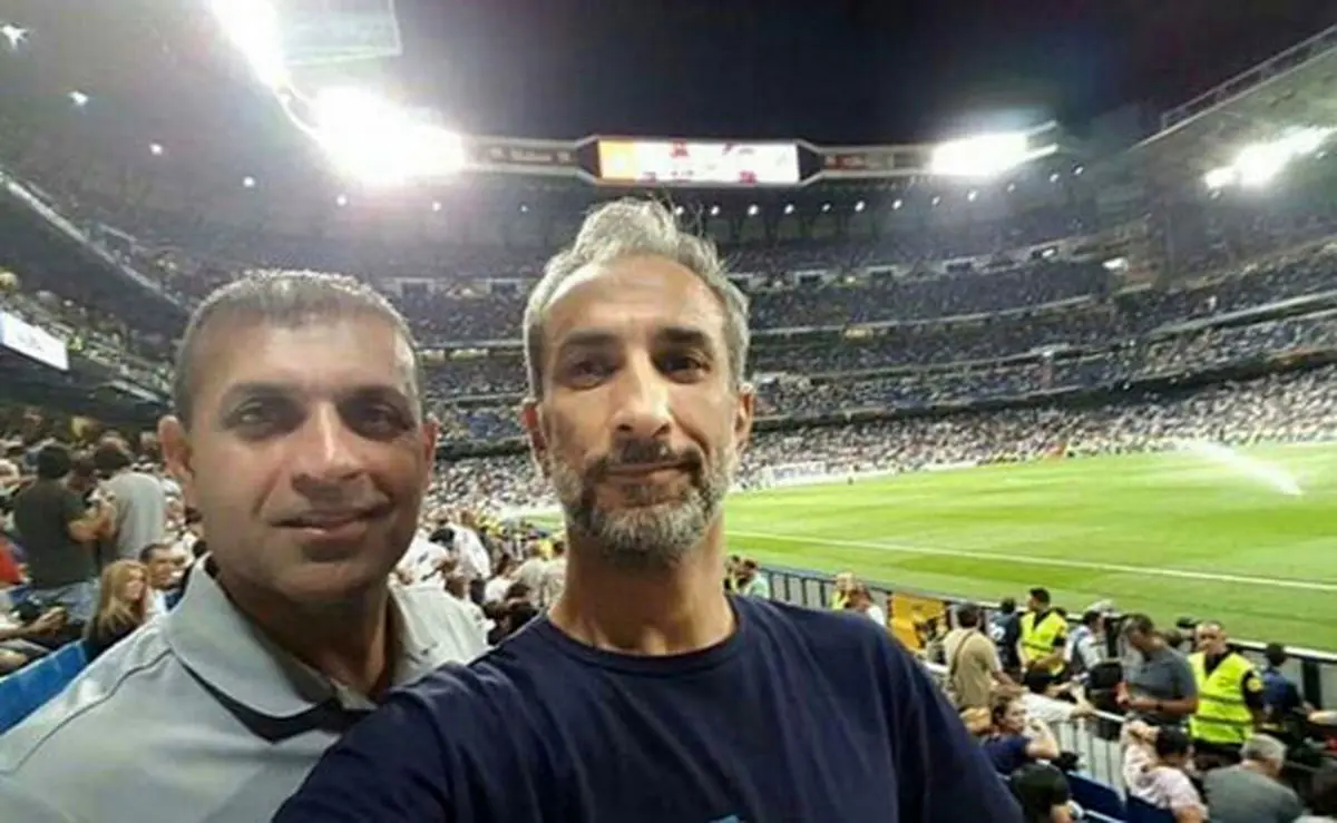 سرمربی مشهور ایرانی تماشاگر رئال- والنسیا!/عکس