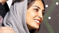عکس عاشقانه ای از خانم بازیگر جوان و همسرش 