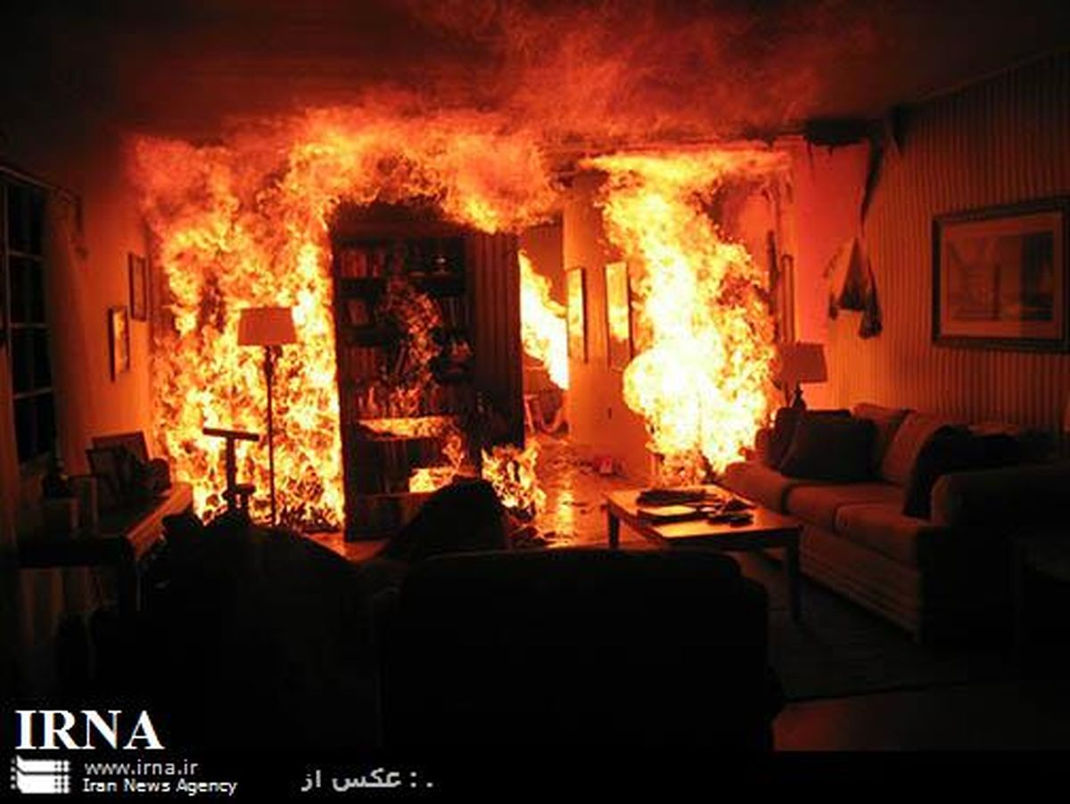 شعله‌های آتش جان زوج کهنسال را گرفت