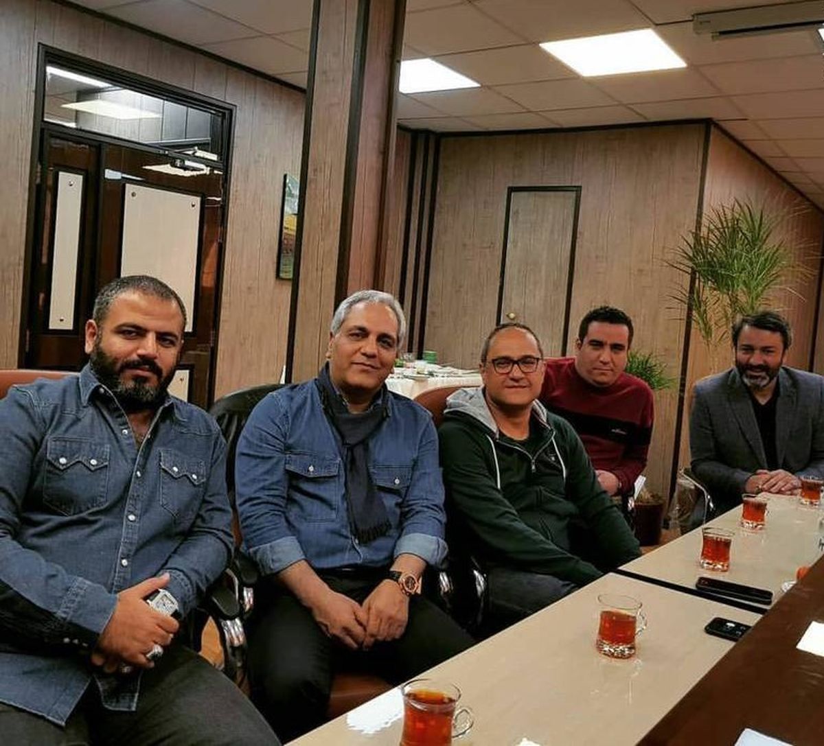 جلسه کاری مهران مدیری و رامبد جوان 