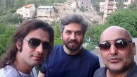 گشت و‌گذار آقای بازیگر با دوستانش در یکی از شهرهای شمالی + عکس