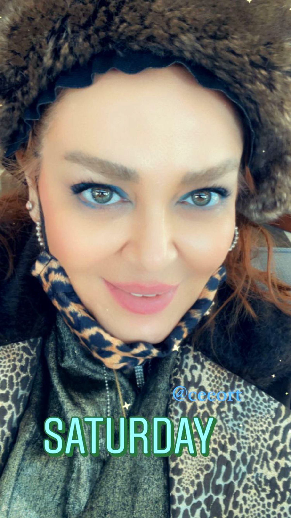 ماسک پلنگی بهاره رهنما + عکس