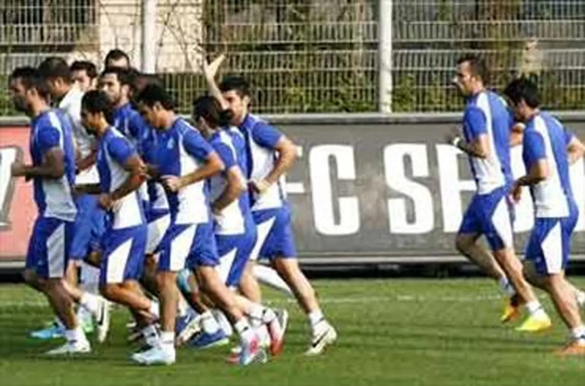 استقلال با ملی‌پوشانش تمرین کرد