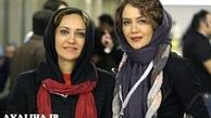 شیرین بینا و خواهرش در اکران خصوصی یک فیلم /عکس