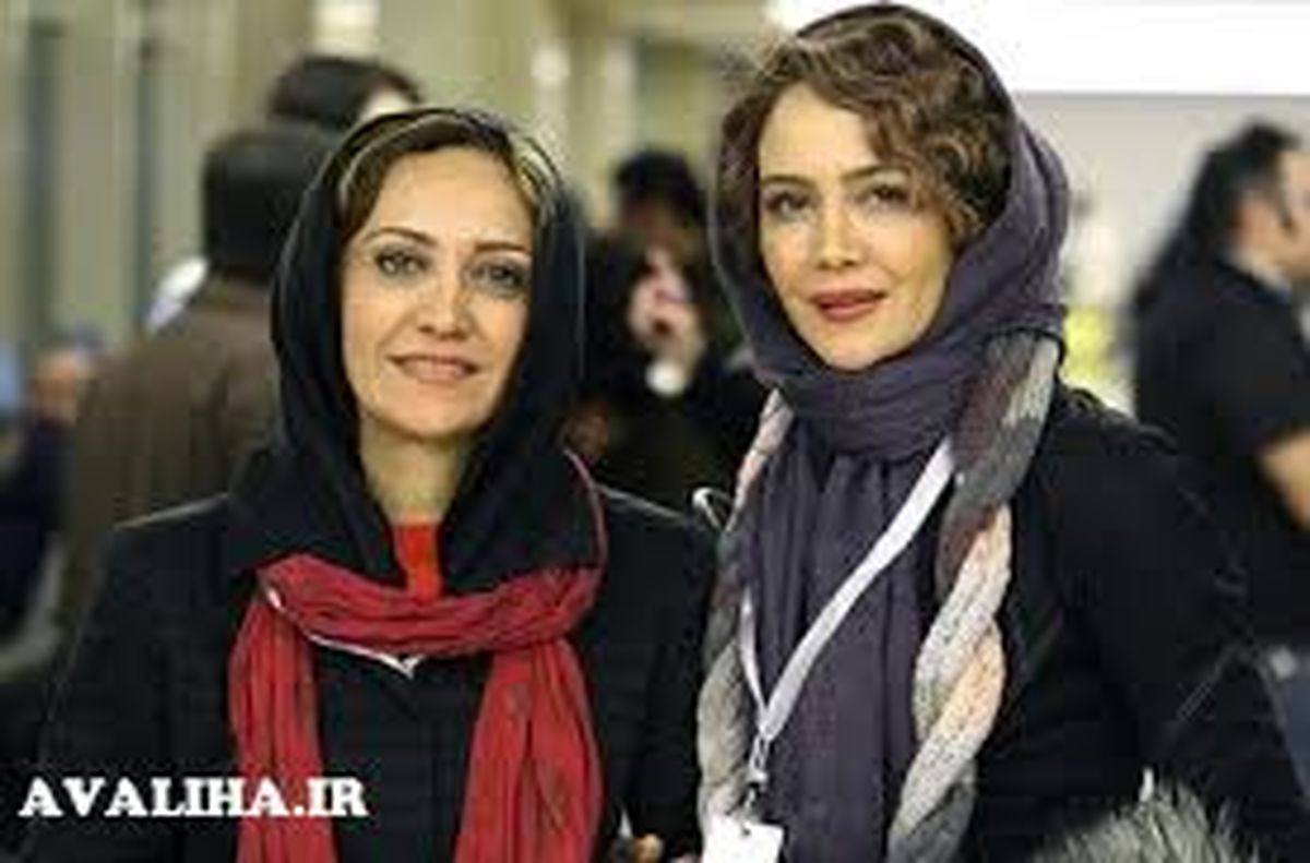 شیرین بینا و خواهرش در اکران خصوصی یک فیلم /عکس