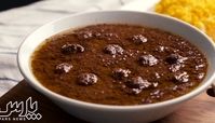 طرز تهیه خورش فسنجون با گوشت گوسفندی خوشمزه مجلسی