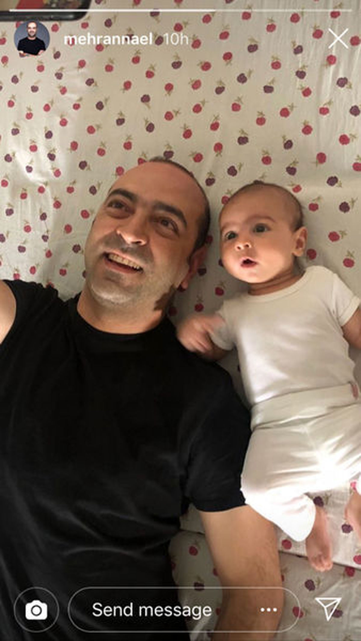 مهران نائل و پسرش + عکس