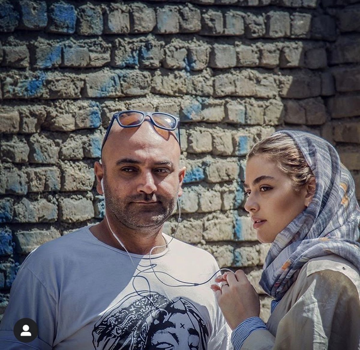 زوج بازیگر مشهور در خیابان + عکس