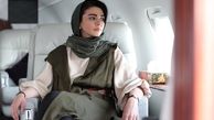 استایل سیما خضرآبادی در هواپیمای شخصی اش