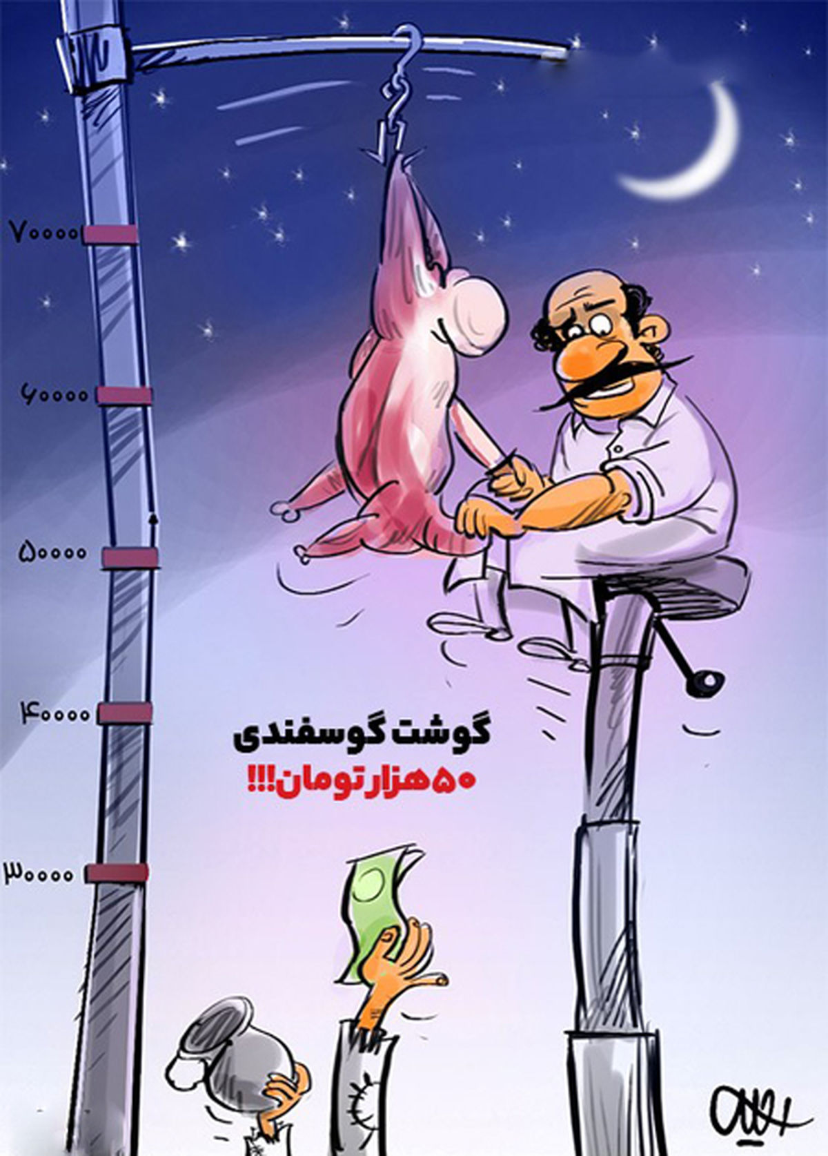 پرواز گوشت گوسفندی از سفره‌ها!