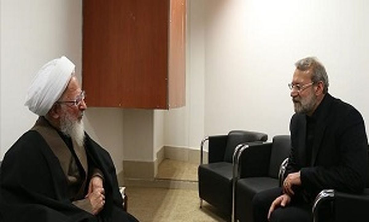 دیدار لاریجانی با آیت الله جوادی آملی