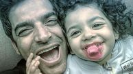 خنده های از ته دل پدر دختری آقای کارگردان + عکس