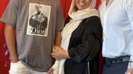 عابدزاده در کنار همسر و پسرش + عکس