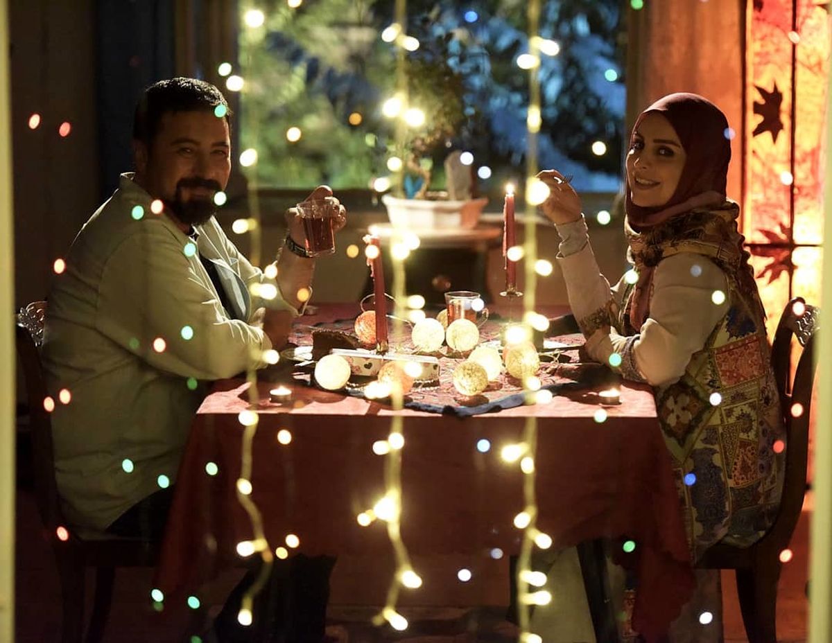 شب رویایی و عاشقانه بازیگر مرضیه+عکس