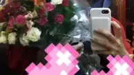 آنا نعمتی با دسته گل بزرگش+عکس