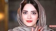 تلاش بهنوش طباطبایی برای نشان دادن گوشواره اش! عکس