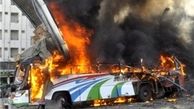 انفجار بمب ساعتی در اتوبوس پاکستانی