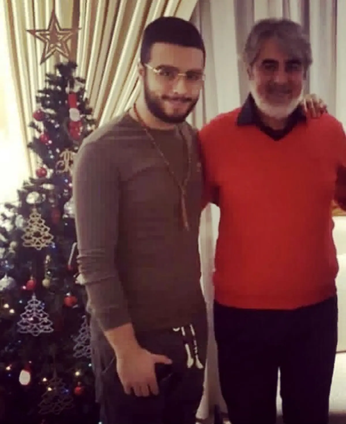 محمود مقامی و‌پسرش + عکس