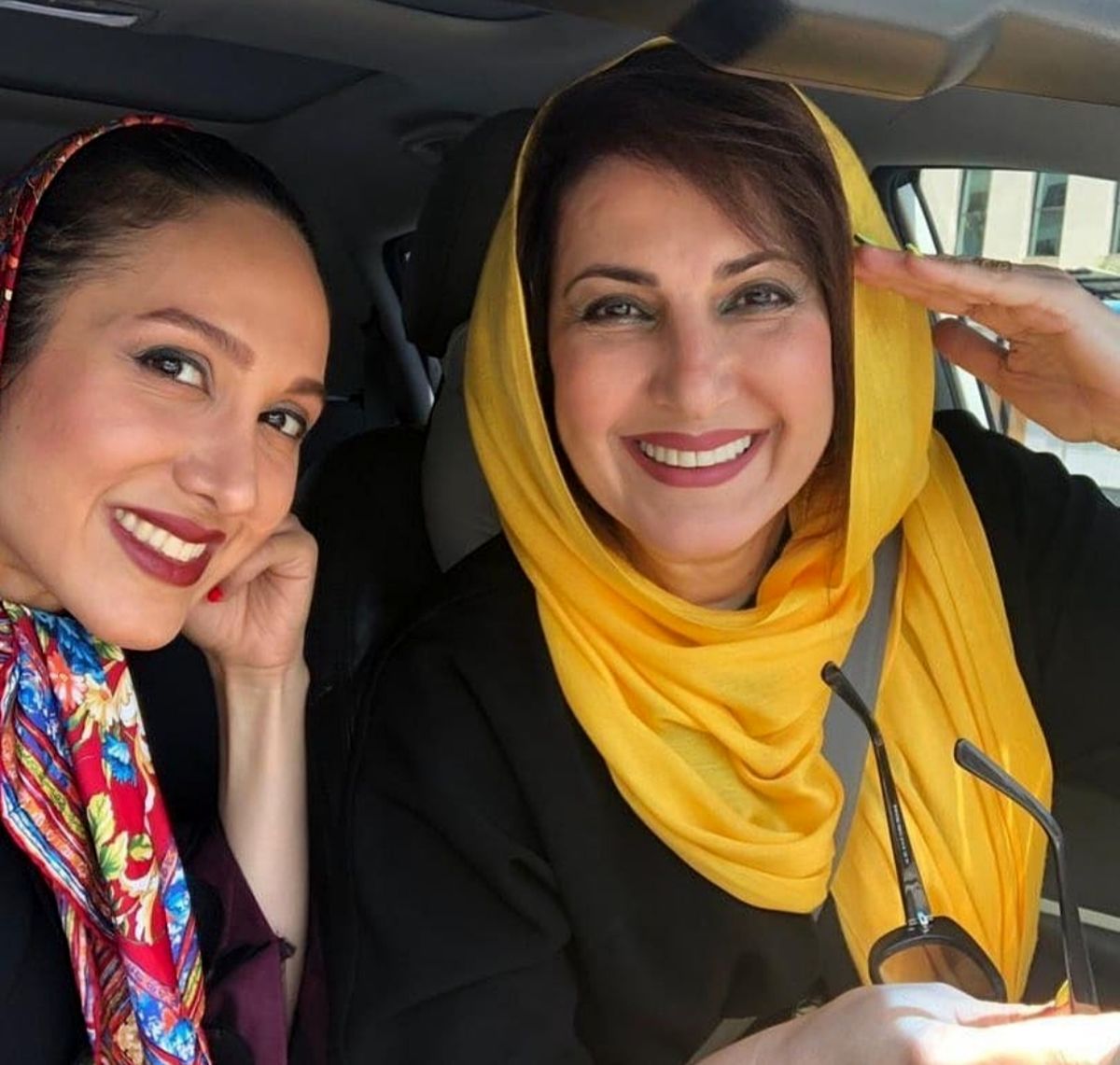 فاطمه گودرزی و دخترش+عکس 