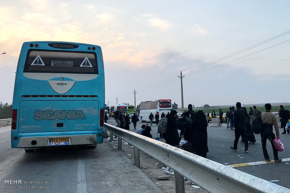 افزایش 47 درصدی تردد زائران از مرز مهران طی ایام نوروز 97